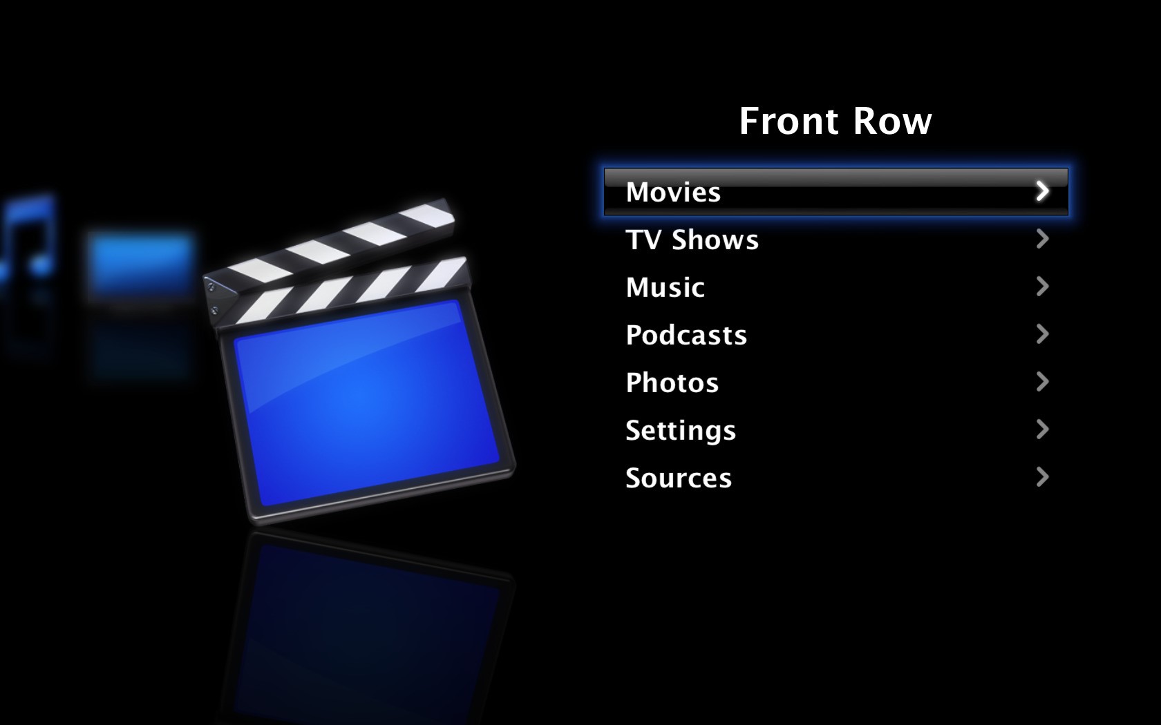 Mac OS X 10.6 Snow Leopard Front Row (2009)